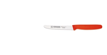 Univerzálny nôž s vlnitým ostrím - 11 cm, červený | GIESSER MESSER 8365 wsp 11 r