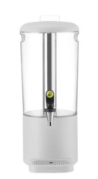 Dávkovač na džúsy, UNIQ, navrhol Robert Bronwasser, 8L, biely, 318x216x(V)532mm | HENDI 425053