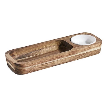 Drevená súprava na dipy, 30x10x3.5 cm | CONTACTO 3870/300