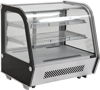 Chladiaca vitrína 120 l strieborná | YATO YG-05025