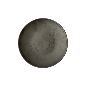 Hlboký tanier Still Cristall hematit 24 cm | KERA KERAMIKA 14.5.HEMATIT