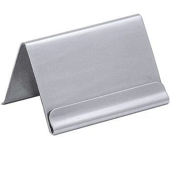 Stojan na karty z nehrdzavejúcej ocele, 5,9 cm, 2,5 cm | CONTACTO 303/035