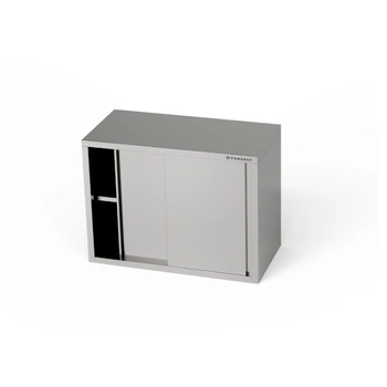 Nerezová nástenná skrinka 110x40x60 cm | FORGAST