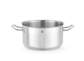 Hrniec z nehrdzavejúcej ocele stredný Kitchen Line, objem 3,5 l, priemer 20 cm, výška 11,5 cm | HENDI 837719