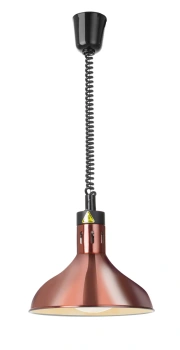 Lampa na ohrievanie jedál zvon, medená, 0.25 kW | HENDI 273685