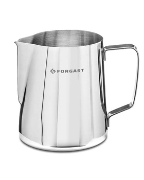 Oceľový džbán na napenenie mlieka, objem 0,6 l | FORGAST FG11021