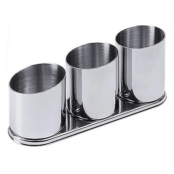 Kontajner na príbory 26x8x12 cm, nehrdzavejúca oceľ | CONTACTO 220/003