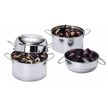 Hrniec na mušle s pokrievkou, 2,5 l, 18 cm | CONTACTO 490/180