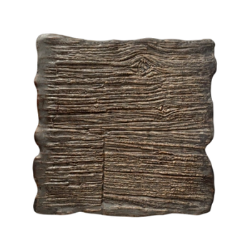 Obdĺžnikový plytký tanier Moku hematit 30 x 30 cm | KERA CERAMIKA 16.5.HEMATIT