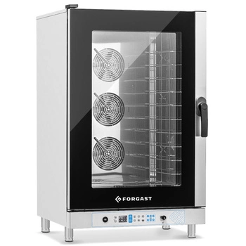 Elektrický konvektomat 10 GN 1/1 alebo 10 podnosov 60x40 cm, 15.8 kW | FORGAST FG09521