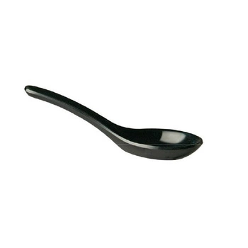 Lyžica HONG KONG z melamínu čierna | APS 83487