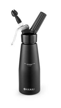 Šľahačkový sifón 0,5 l Kitchen Line čierny | HENDI 588420