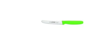 Univerzálny nôž s vlnitým ostrím - 11 cm, svetlozelený | GIESSER MESSER 8365 wsp 11 hgr
