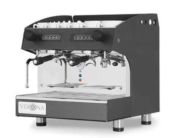 Automatický kávovar JULIA Compact, čierny, 2700 W, 2-skupinový | HENDI 207499