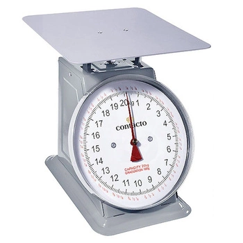 Kuchynská váha s miskou, do 20 kg, presnosť 100 g | CONTACTO 241/020