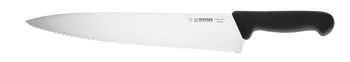 Kuchársky nôž s vlnitým ostrím - 31 cm, čierny | GIESSER MESSER 8455 w 31