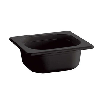 Nádoba GN 1/6 hl. 10 cm z melamínu čierna | APS 84311
