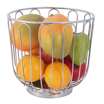 Košík na ovocie alebo pečivo, okrúhly, 21,5 cm, 20 cm výška | CONTACTO 2077/200