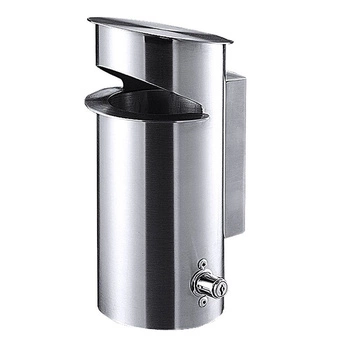 Nástenný popolník, priemer 13 cm, výška 28 cm | CONTACTO 1625/275