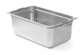 Nádoba GN 1/1, oceľová so zasúvateľnými držadlami, hĺbka 10 cm | HENDI 803240