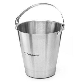 Vedro z nehrdzavejúcej ocele bez prstenca 7 l | FORGAST FG06007