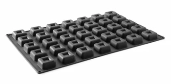 Silikónová forma SQUARE, 57x37,5x(H)2,5 cm | HENDI 677261
