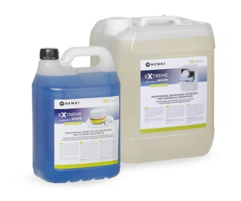 Súprava profesionálnych prípravkov na umývanie a oplachovanie riadu pre umývačky riadu v gastronómii | HENDI 979792