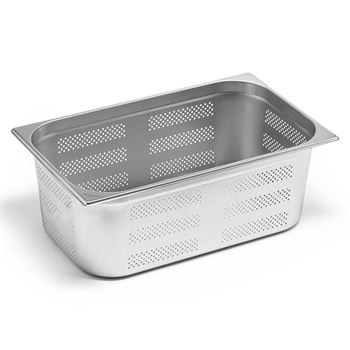 Nádoba GN 1/1 20 cm perforovaná z nehrdzavejúcej ocele | FORGAST FG04720V1