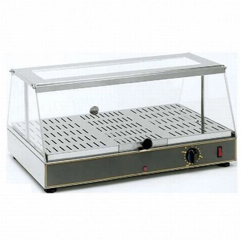 Priechodná vyhrievaná vitrína s zvlhčovaním, 1x GN 1/1, 0.65 kW | ROLLER GRILL WD 100