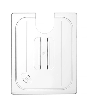 Polykarbonátové veko pre GN 1/2 s výrezom pre sous vide | HENDI 864210