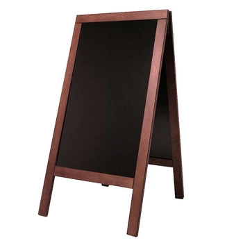 Samostatne stojaca drevená tabuľa, mahagón, 71x134 cm | CONTACTO 7695/122