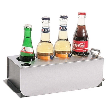 Chladiaci stojan na 4 fľaše, 33x12,5x10 cm | CONTACTO 797/004
