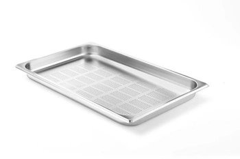 HENDI 802243 GN nádoba 1/1, 4 cm hlboká z nehrdzavejúcej ocele PROFI LINE PRERFORATED