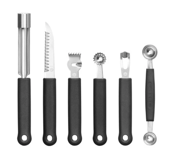 Sada ozdobných nožov - 6 kusov | HENDI 856291