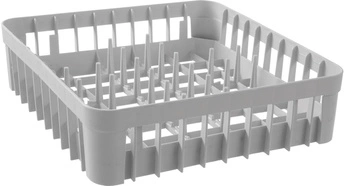 Sklenený kôš 40x40x11 cm | HENDI 871348