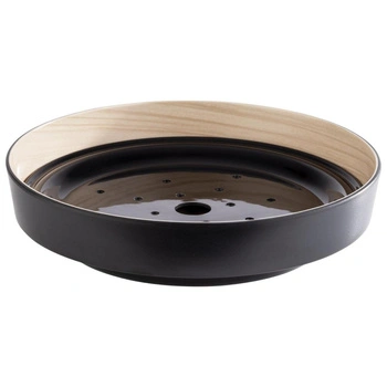 Miska, 2-dielna FRIDA, čierna 25.5x6cm | APS 85230