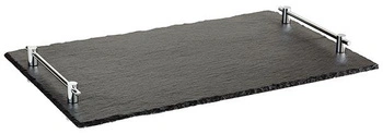 Doska HOCHSTAPLER, z bridlice, s úchytmi, GN 1/1, 53x32,5x6 cm | APS 966