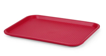 Polypropylénový podnos červený 30,5x41,5 cm | HENDI 878910
