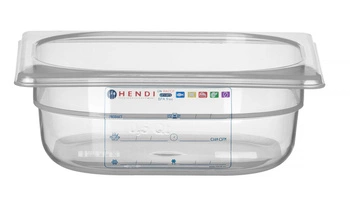 HACCP polypropylén GN 1/6 hrniec 6,5 cm hlboký HENDI 880487