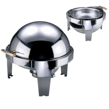 Stolový ohrievač jedál roll-top okrúhly, 6.8 l | CONTACTO 7074/742