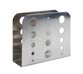 Držiak na servítky, nehrdzavejúca oceľ, matný, 15x4.5x12.5 cm | APS 11780