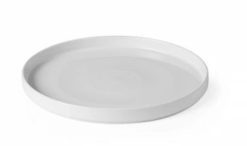 Doska s vysokým okrajom Oslo, biela - priemer 28 cm HENDI 768754