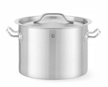 Stredný hrniec z nerezovej ocele - objem 9 l BUDGET | HENDI 832820