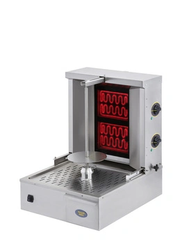 Gyros (kebab) vitrokeramický, 15 kg, 2 vykurovacie zóny, 3,6 kW, 230 V | ROLLER GRILL GR 40 V