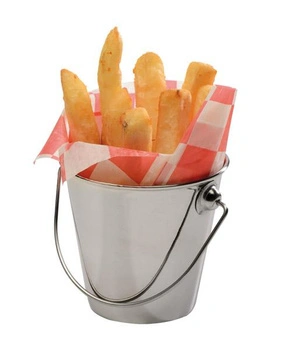 Vedierko na servírovanie SNACKHOLDER, nehrdzavejúca oceľ, 9x8.5 cm, 330 ml | APS 40631