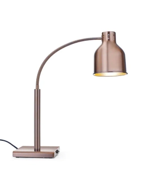 Lampa na ohrievanie jedál, ohybná, medená, 220-240V/250 W, 26.8x20.3x66 cm | HENDI 273753