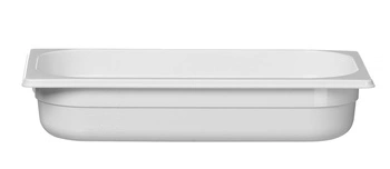 GN 1/3 hrniec 6,5 cm hlboký z bieleho polykarbonátu | HENDI 862582
