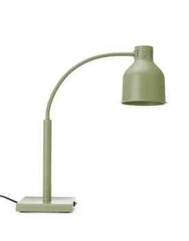 Lampa na ohrievanie jedál, ohybná, zelená, 220-240V/250 W, 26.8x20.3x66 cm | HENDI 273746