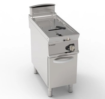 Jednokomorová plynová fritéza 21 l 19,4 kW s uzavretým dnom | TECNOINOX 313187
