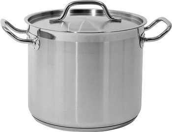 Vysoký hrniec z nehrdzavejúcej ocele - objem 9l s pokrievkou | YATO YG-00003